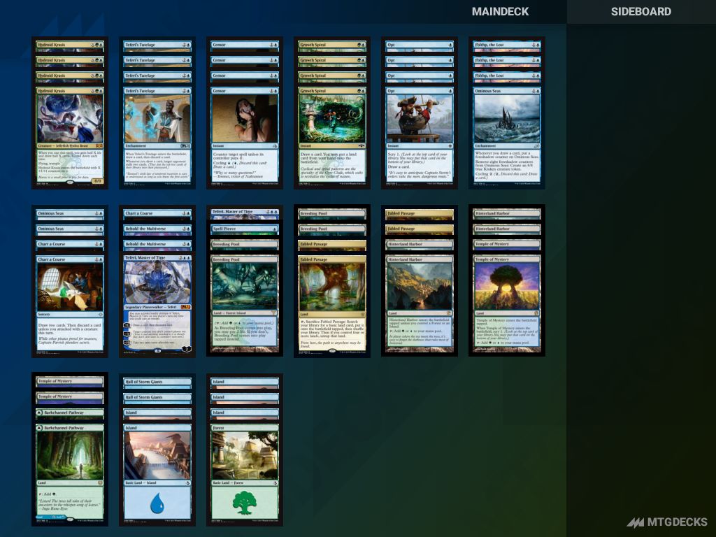 MTG Explorer Simic Mill top decks • MTG DECKS