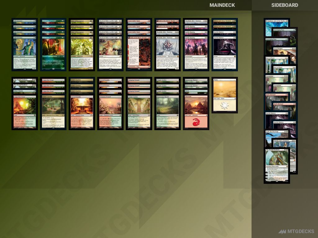 MTG Pioneer Naya Tokens top decks • MTG DECKS