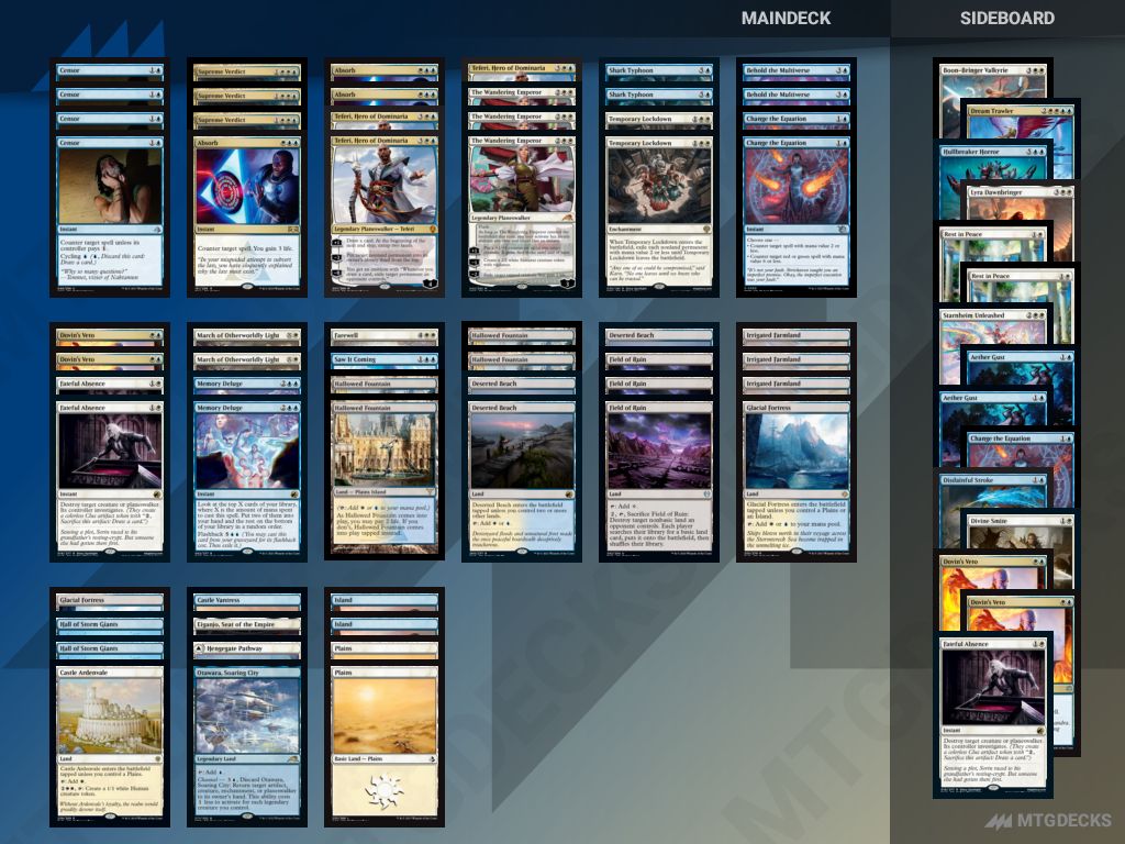 Arena Explorer Azorius Control deck by Oslecbtu • MTG DECKS