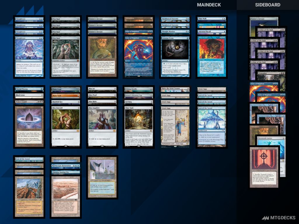 MTG Vintage Painter's Grindstone top decks • MTG DECKS