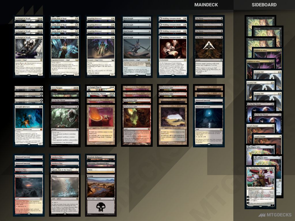 Arena Standard [S] Orzhov ANGELS deck by Román • MTG DECKS