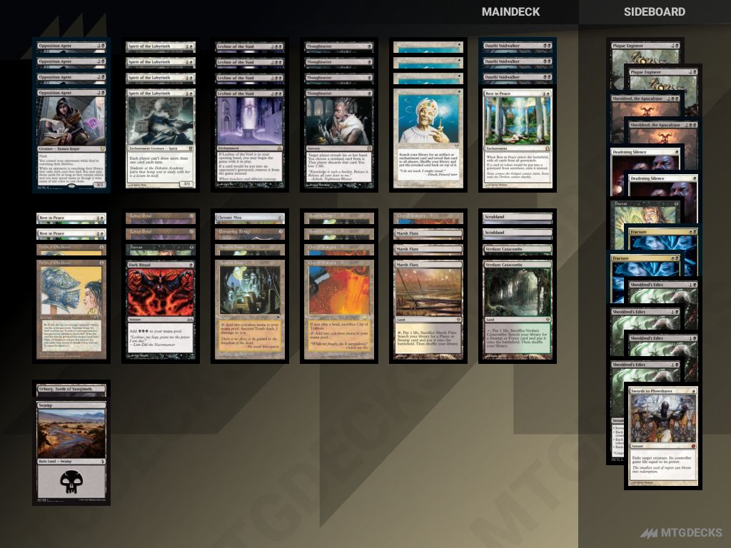 MTG Legacy BW Helm Combo top decks • MTG DECKS