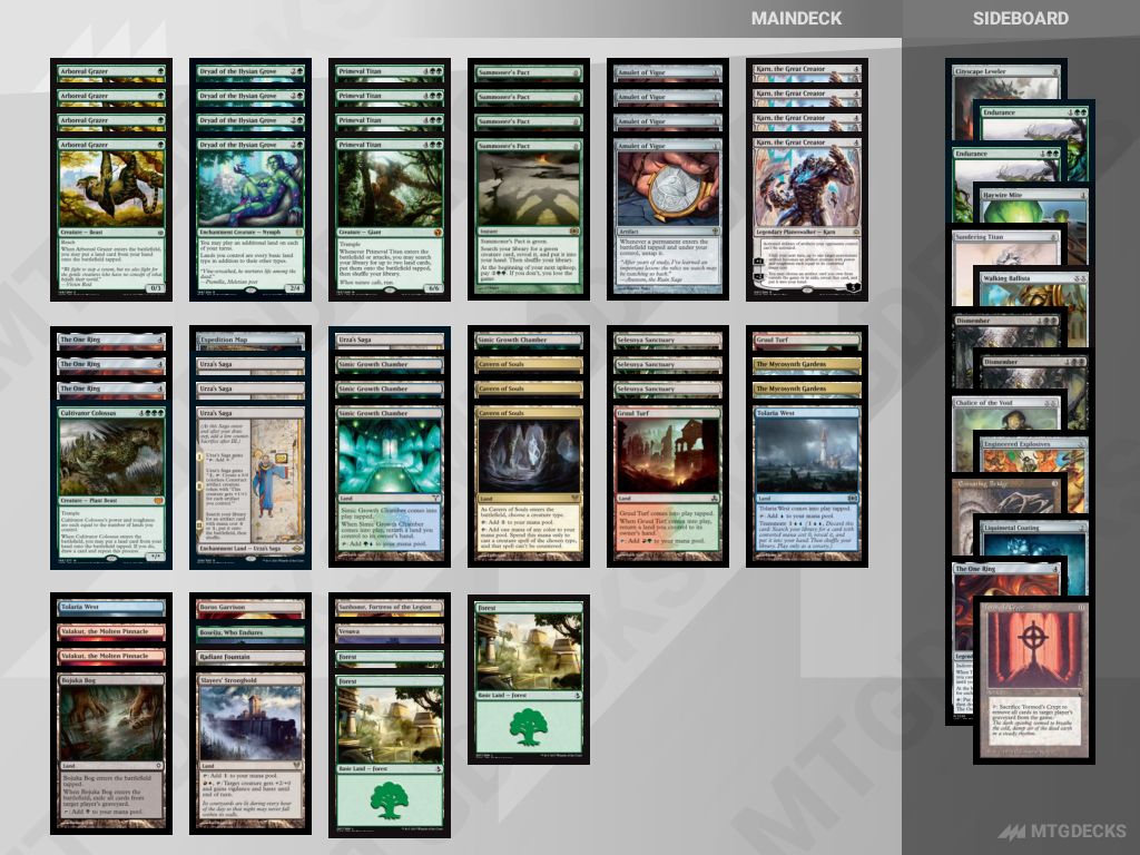 MTG Modern Amulet Titan 2891 top decks • MTG DECKS