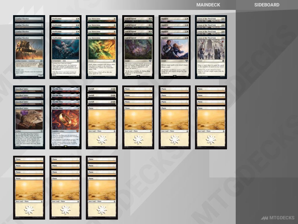 MTG Alchemy Mono White Control top decks • MTG DECKS