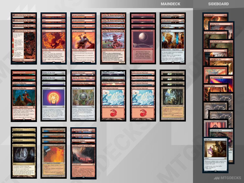 MTG Legacy Mono Red Warriors top decks • MTG DECKS