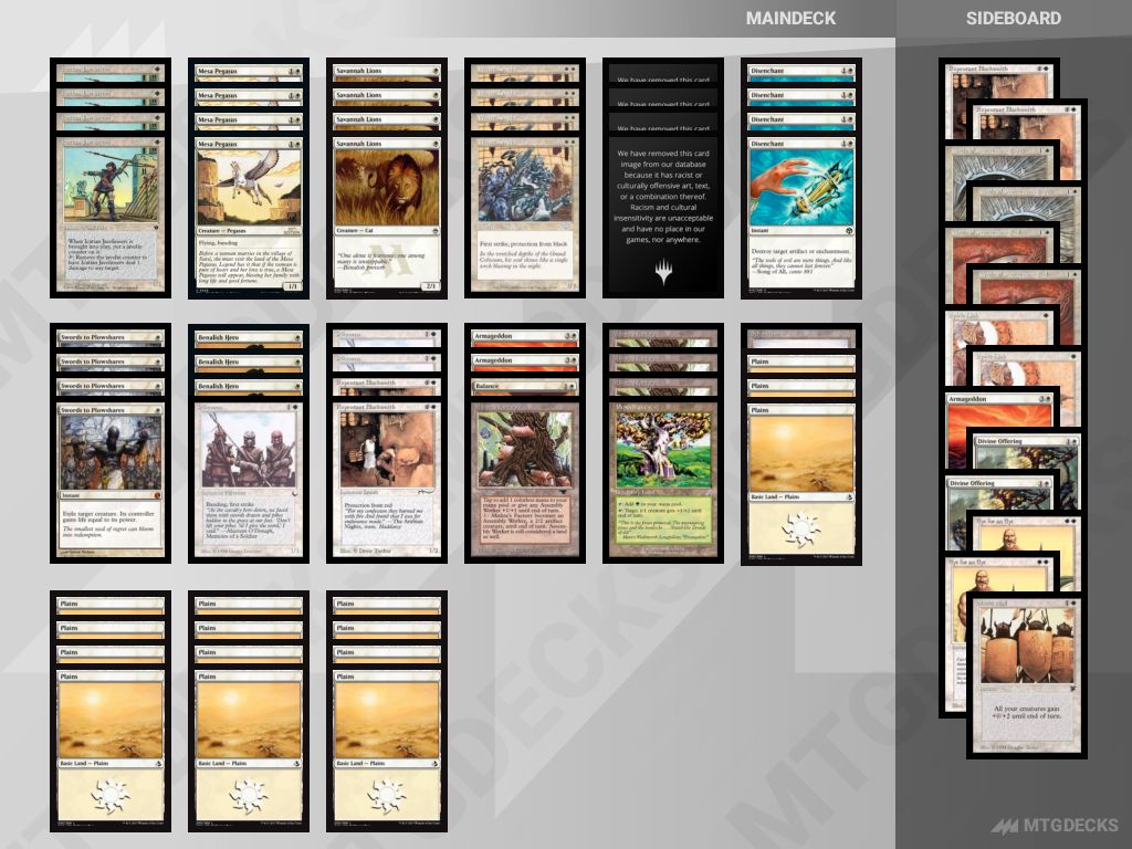 MTG Oldschool budget decks August 2023 • MTG DECKS