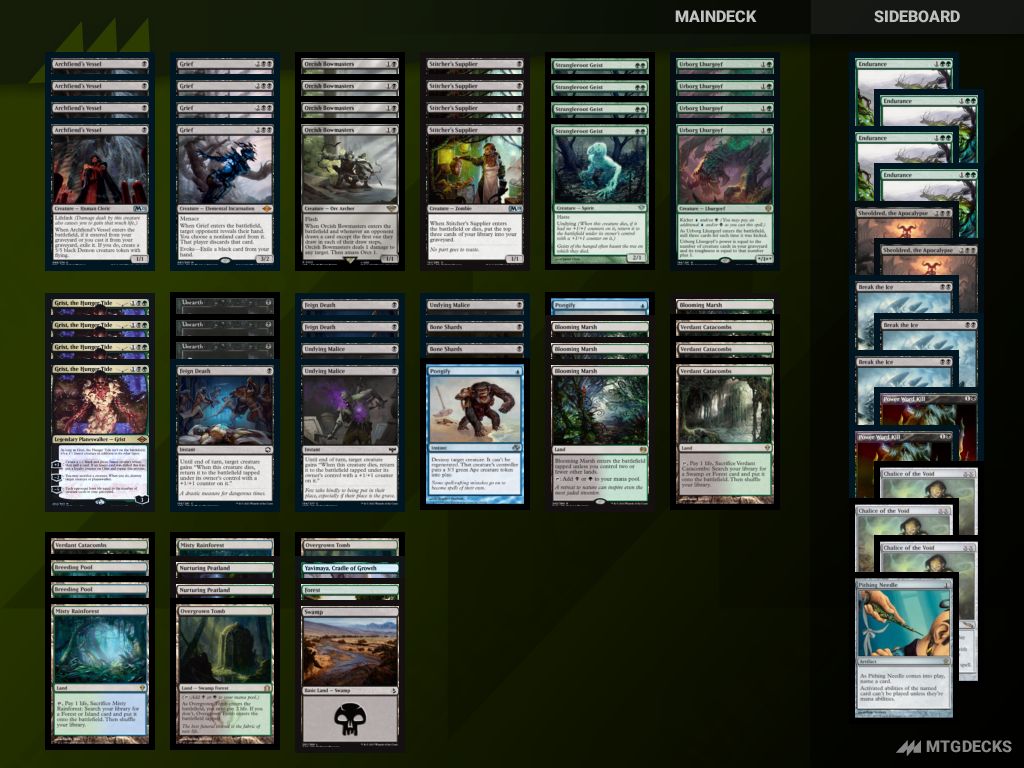 MTG Modern Sultai Scam top decks • MTG DECKS