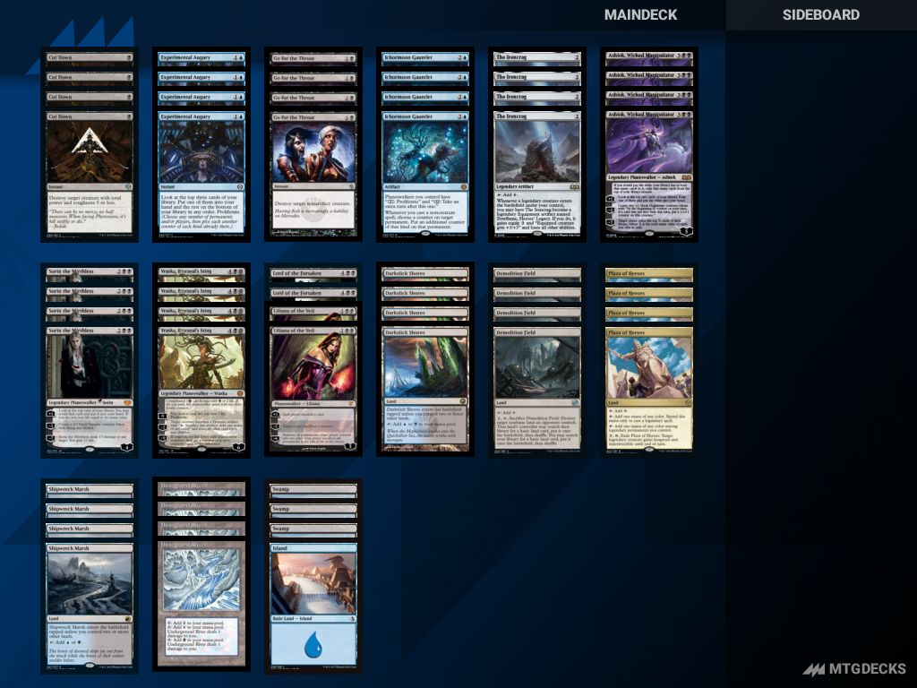 Standard Ashiok Combo deck by Yoman5 • MTG DECKS