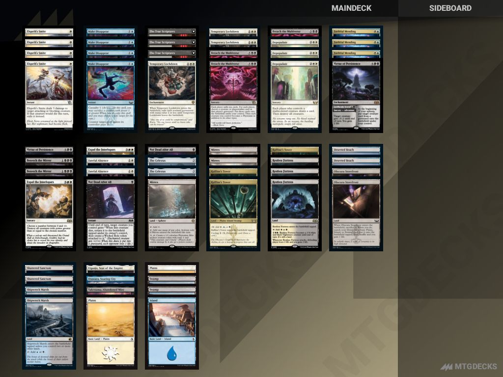 Arena Standard Esper Control deck by stevethemighty • MTG DECKS