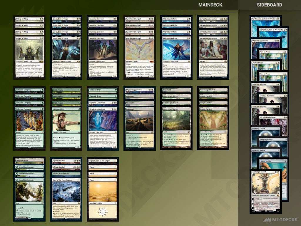 Arena Explorer Angels deck by Syrio_Forel • MTG DECKS