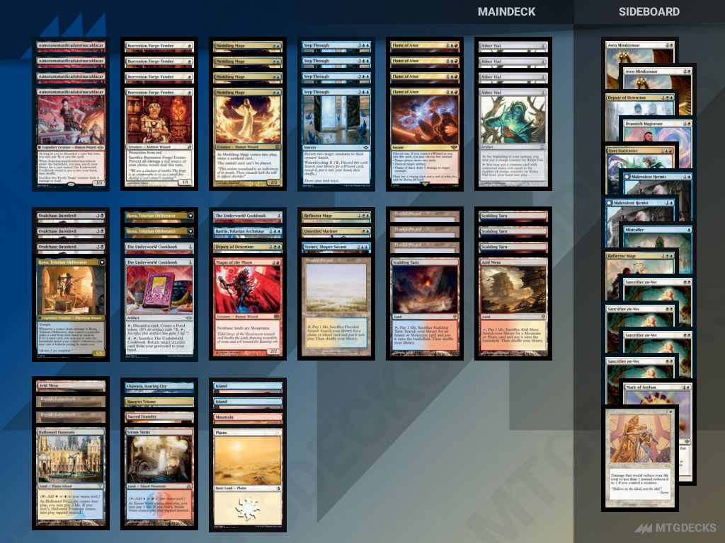 MTG Modern Jeskai Wizards top decks • MTG DECKS