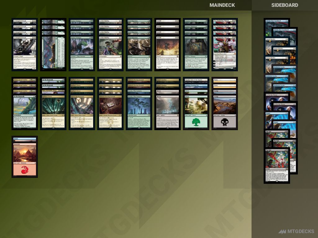 Arena Standard Domain Control deck by Lordan • MTG DECKS