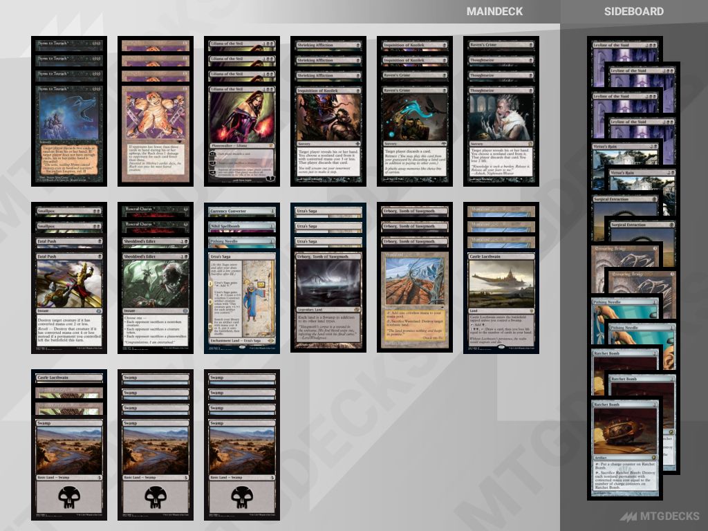 Legacy 8 Rack deck by Adrian Mercado • MTG DECKS