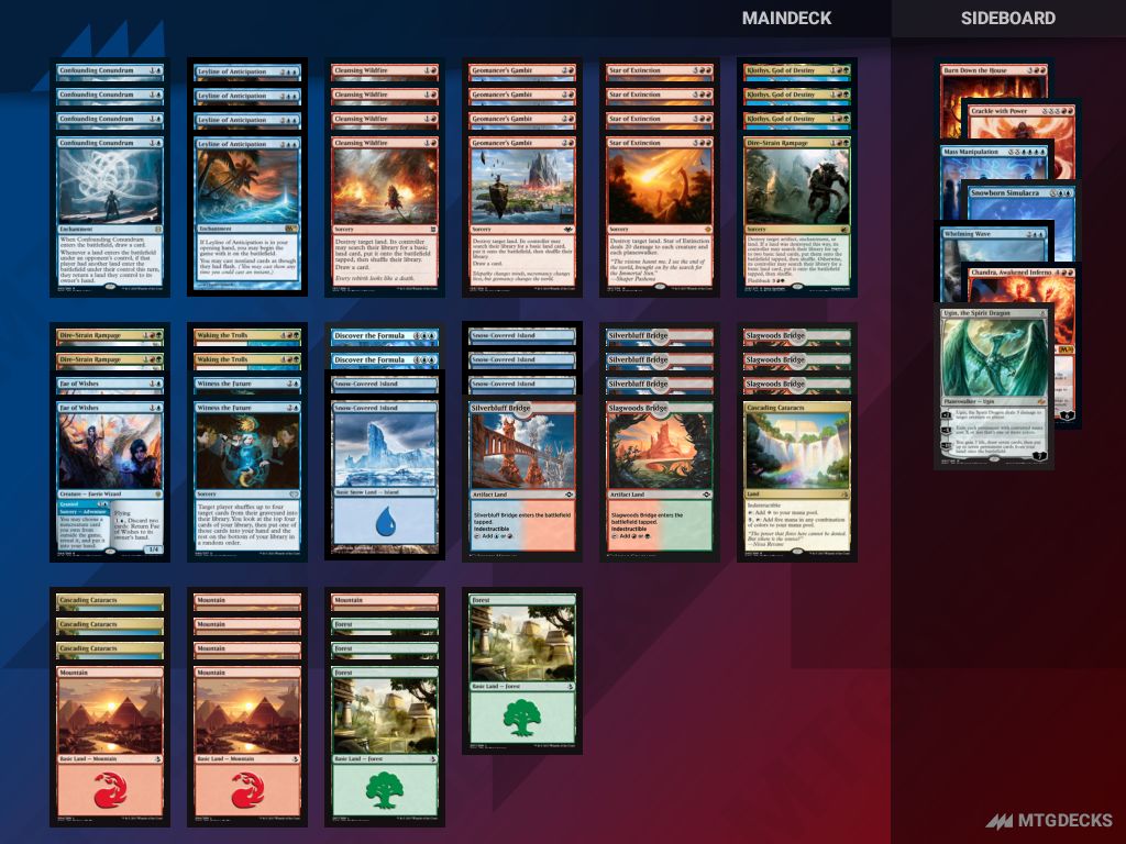 MTG Historic Temur Land Destruction top decks • MTG DECKS