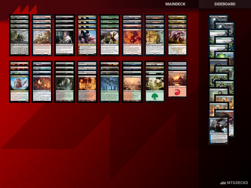 Modern Jund Sagavan deck by Mohammed Siddik • MTG DECKS