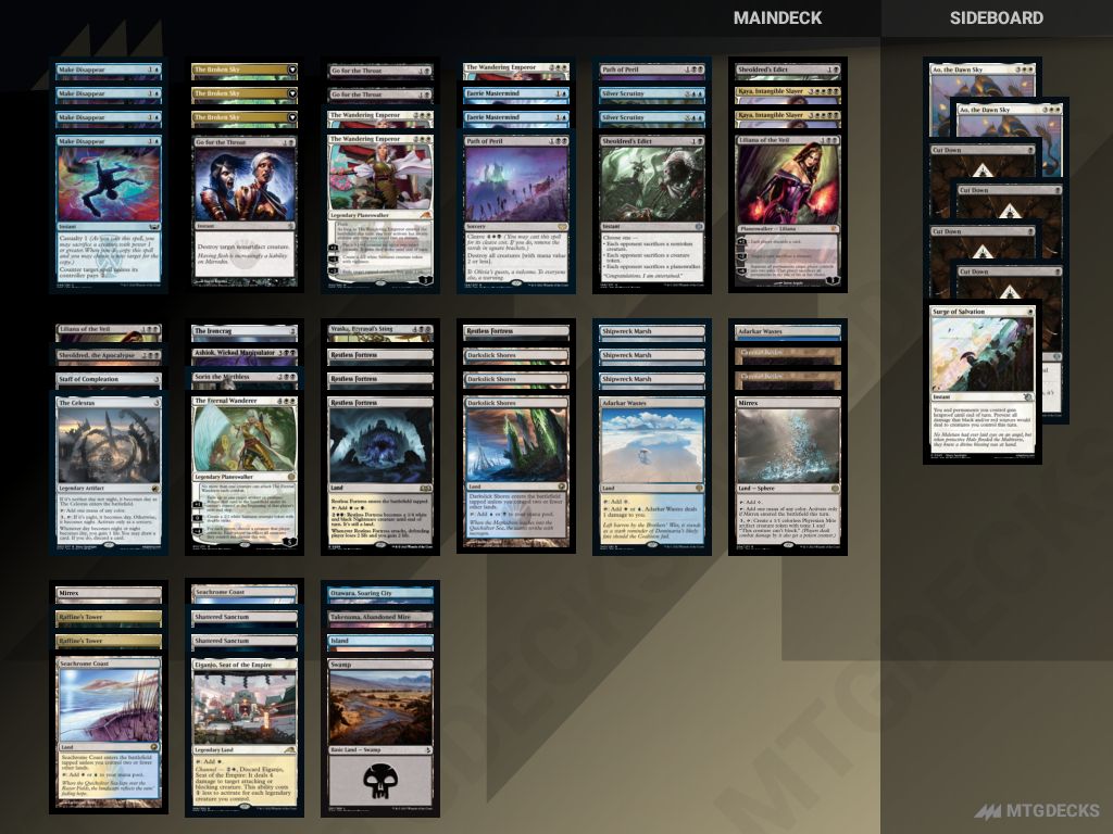 Arena Standard Planeswalkers deck by XRICHGX • MTG DECKS