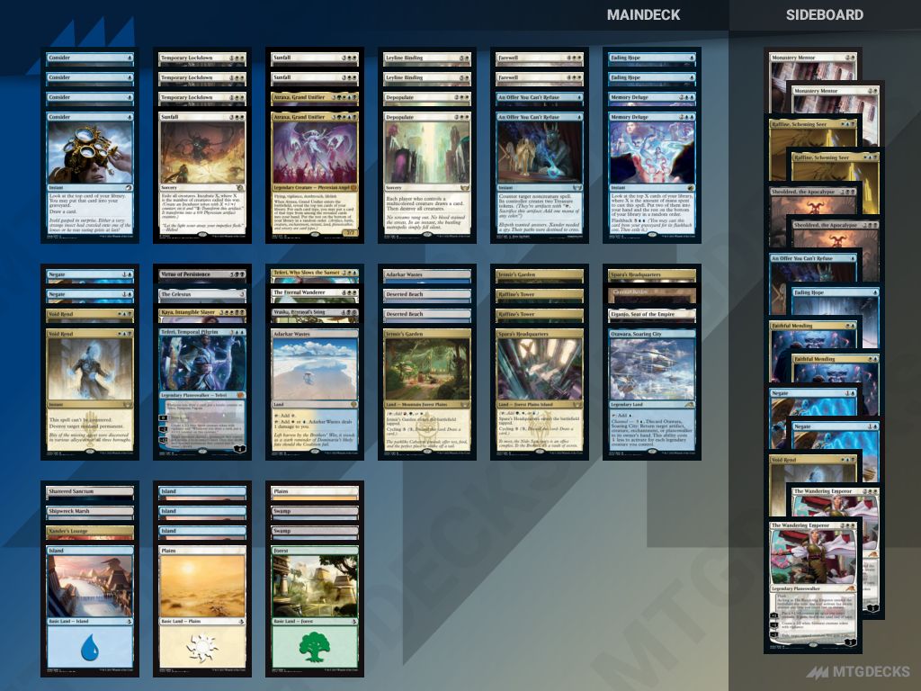 MTG Standard Wilds of Eldraine Esper Control 324 top decks • MTG DECKS