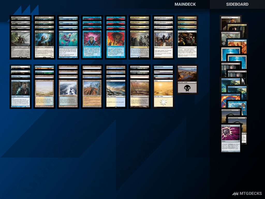 MTG Legacy Esper Flash top decks • MTG DECKS