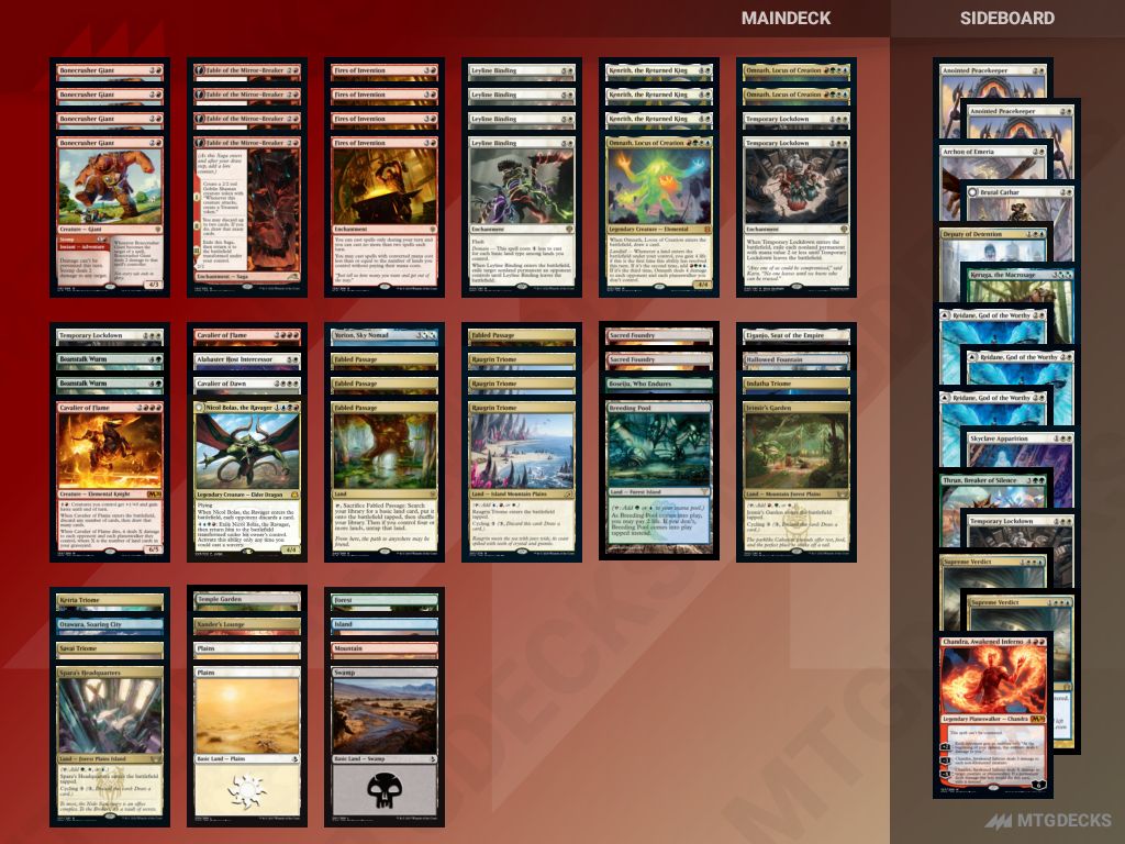 MTG Pioneer 5 Color Yorion top decks • MTG DECKS