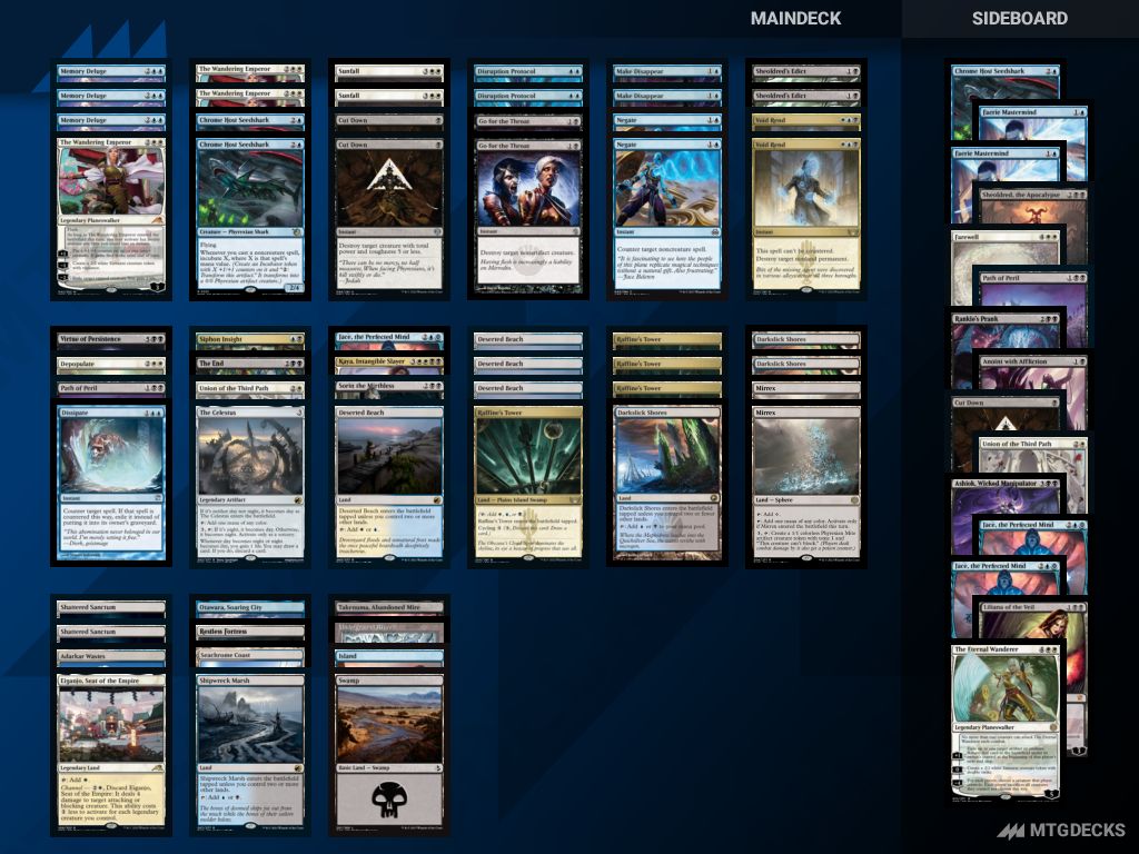 Arena Standard Esper Control deck by JMRCeth06571 • MTG DECKS