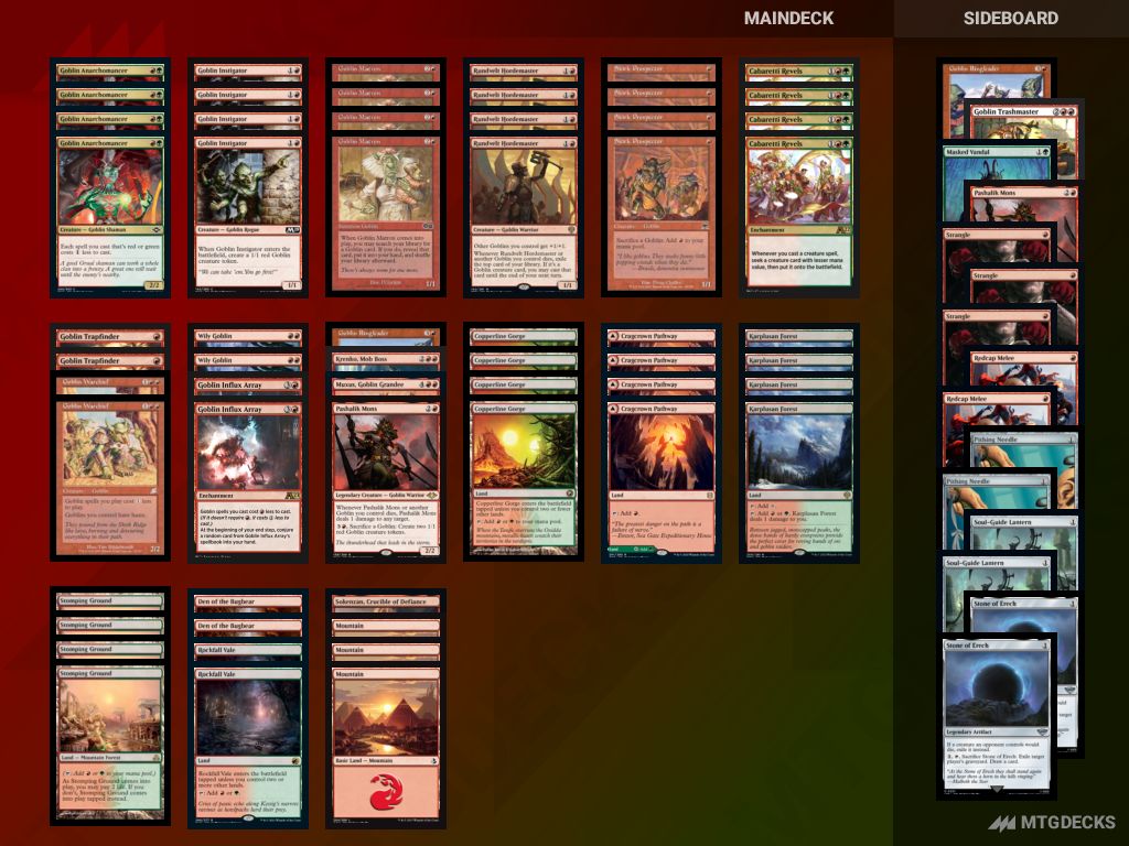 Arena Historic [H] Gruul Goblin deck by dtr • MTG DECKS