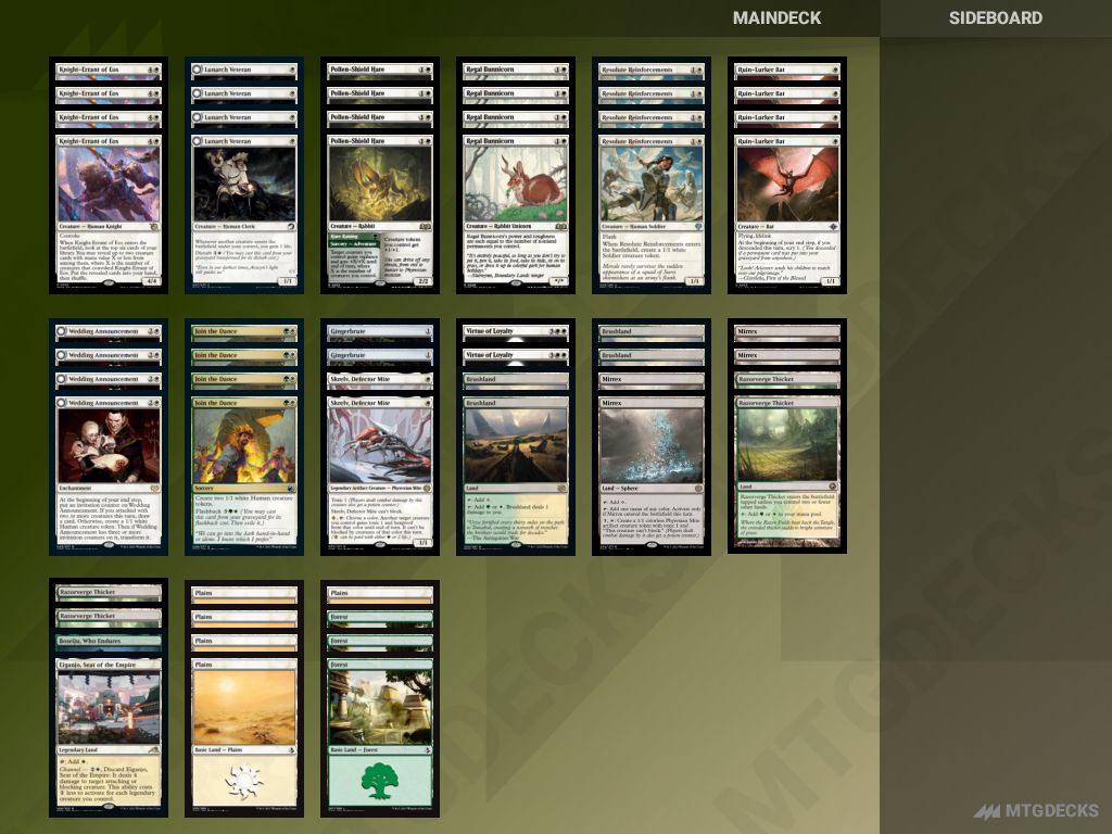 Arena Standard Rabbit Aggro deck by afeather • MTG DECKS