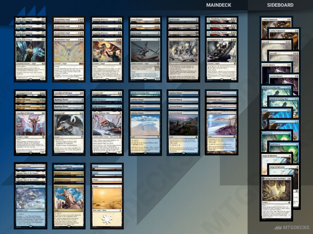 MTG Standard Lost Caverns of Ixalan Azorius Angels top decks • MTG DECKS