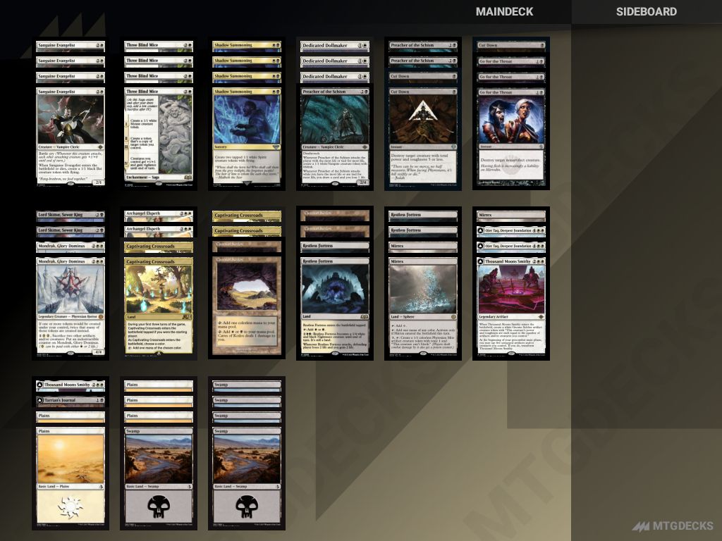 MTG Alchemy Orzhov Tokens top decks • MTG DECKS