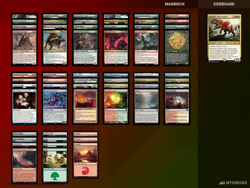 Arena Brawl [SB] Gishath deck by Cardakeys • MTG DECKS