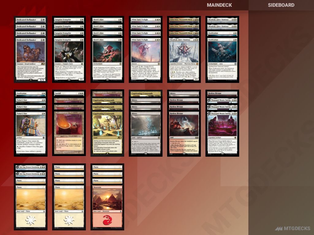 MTG Alchemy Boros Tokens top decks • MTG DECKS