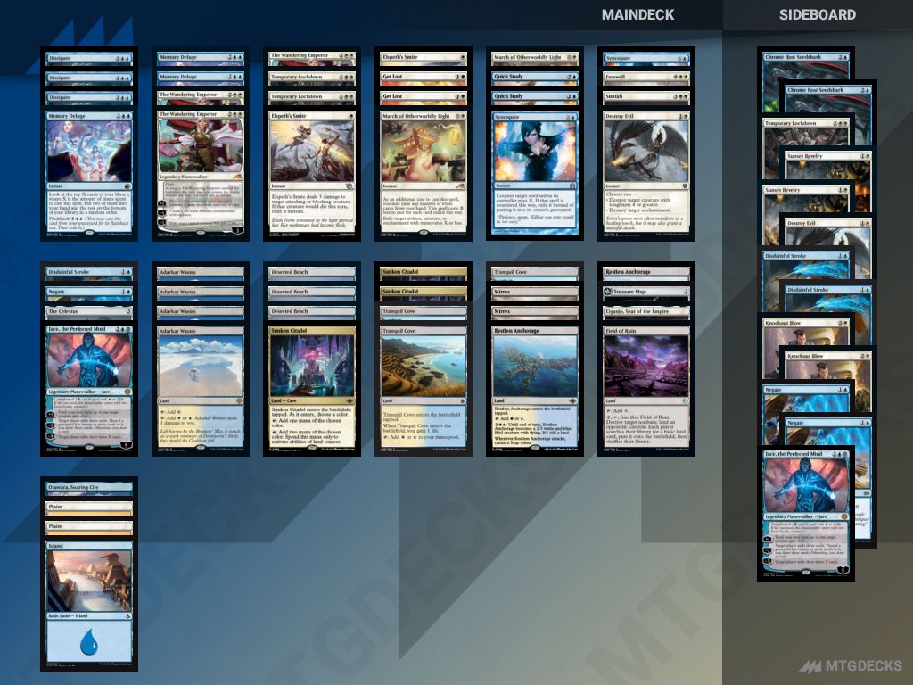 Standard Azorius Control deck by Rocardito • MTG DECKS