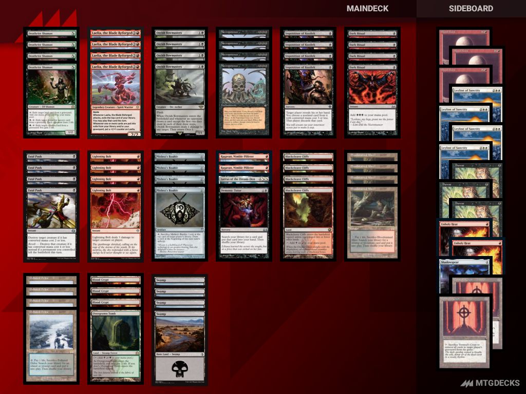 Timeless Rakdos Necropotence deck by CeliaCallo44464 • MTG DECKS