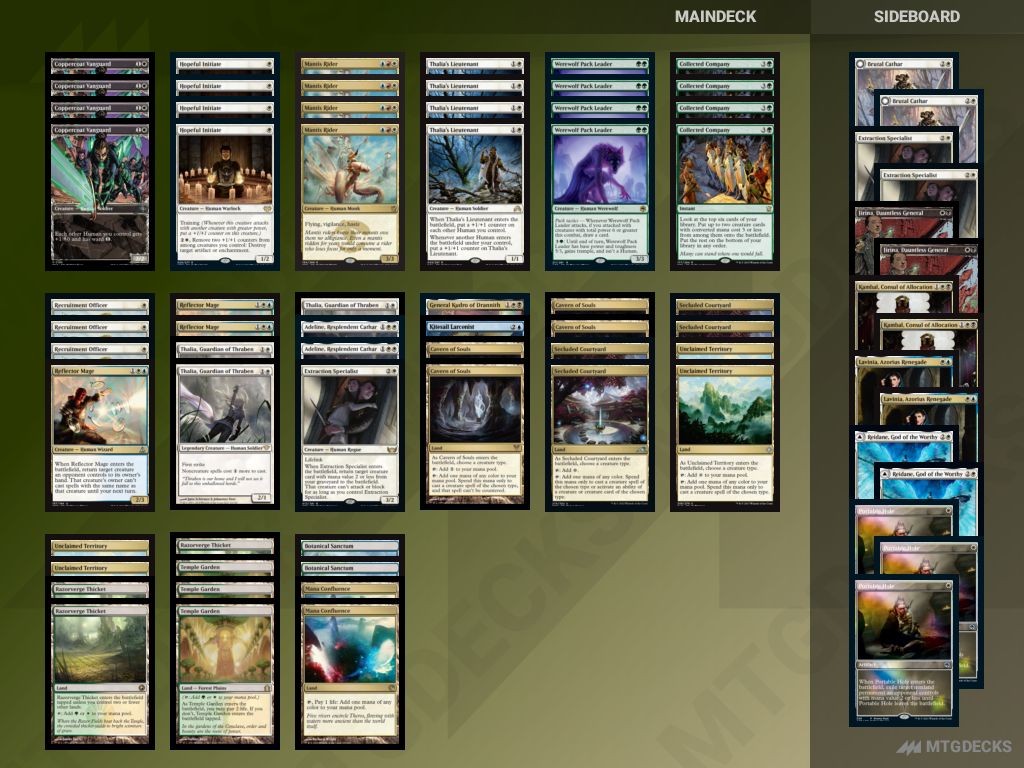 Arena Explorer 5C Humans deck by Santyaga • MTG DECKS