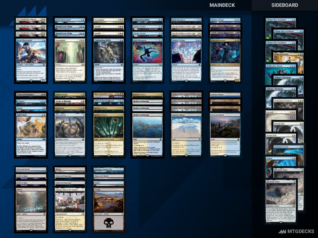 Arena Standard Esper Control deck by Kenzo • MTG DECKS