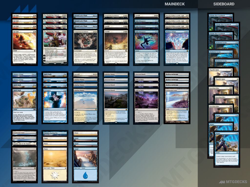 Standard Azorius Control deck by FanksEoT • MTG DECKS