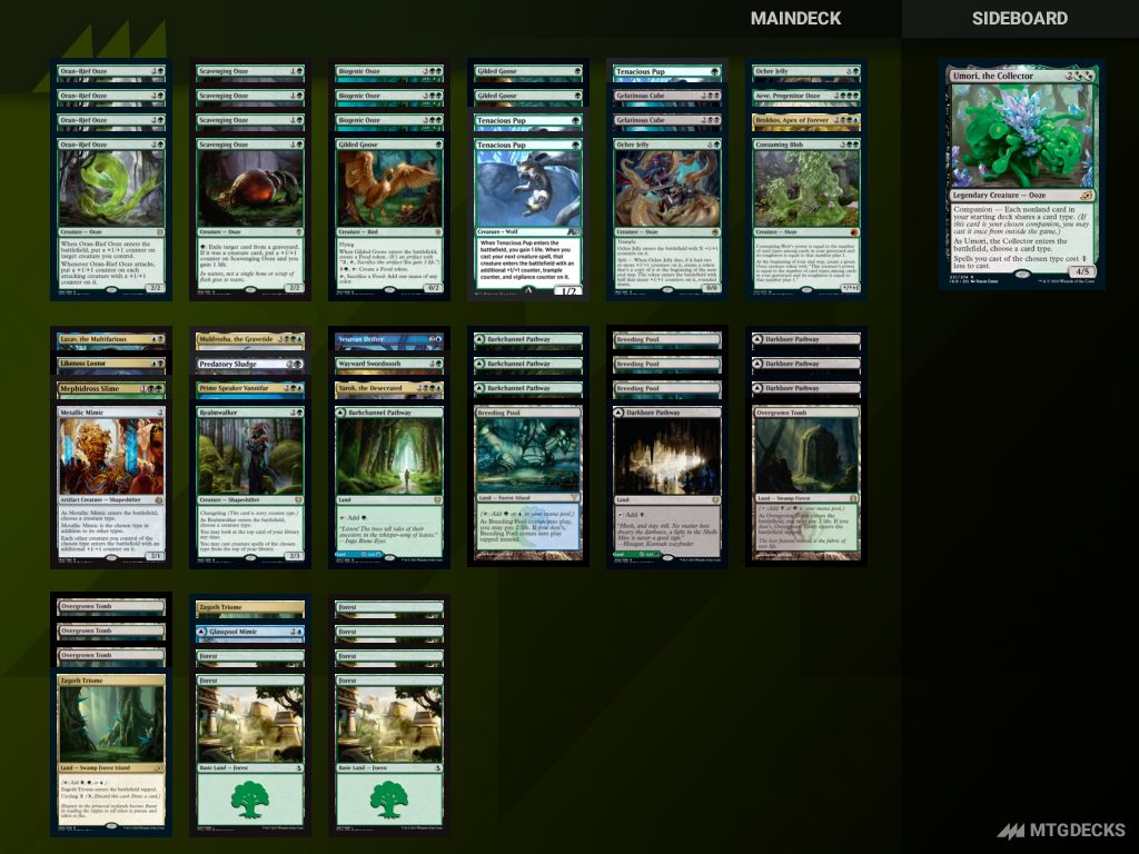 Arena Timeless t1 ooze deck by eldopa • MTG DECKS