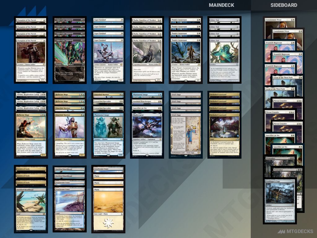 Modern 青白Tax man deck by taneishi hiroki • MTG DECKS