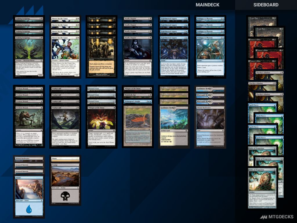 MTG Pauper Esper Proliferate top decks • MTG DECKS