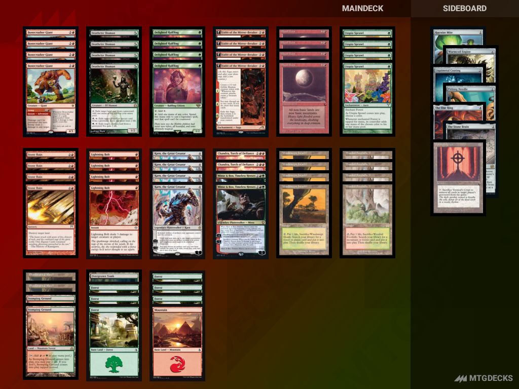 Timeless Blood Moon Land Destruction deck by JulesBonnot • MTG DECKS