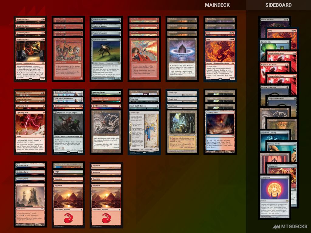 Legacy Painter Grindstone deck by SimicStarHill • MTG DECKS