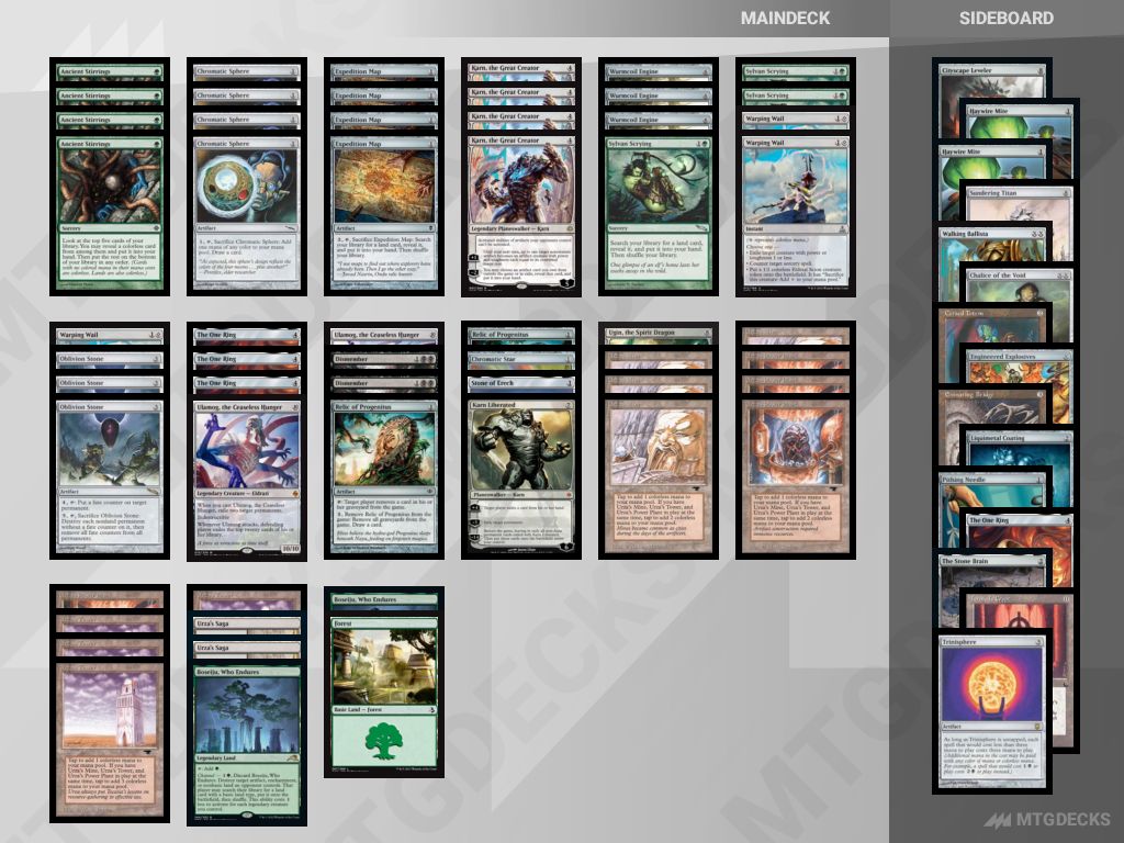 Modern Mono Green Tron deck by Game_Night • MTG DECKS