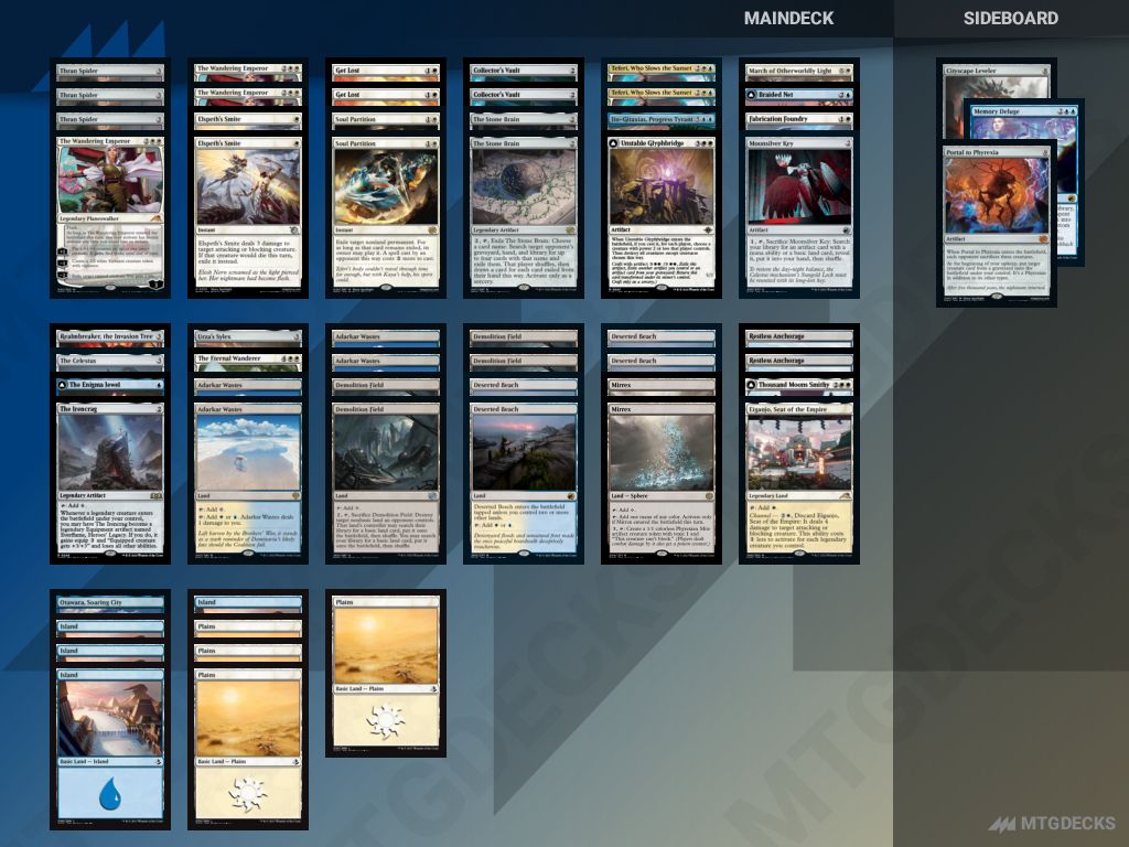 Standard S1 Urza Artifacts deck by wirmie • MTG DECKS