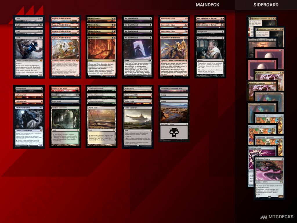 MTGO Modern League 7787 January 19 • MTG DECKS