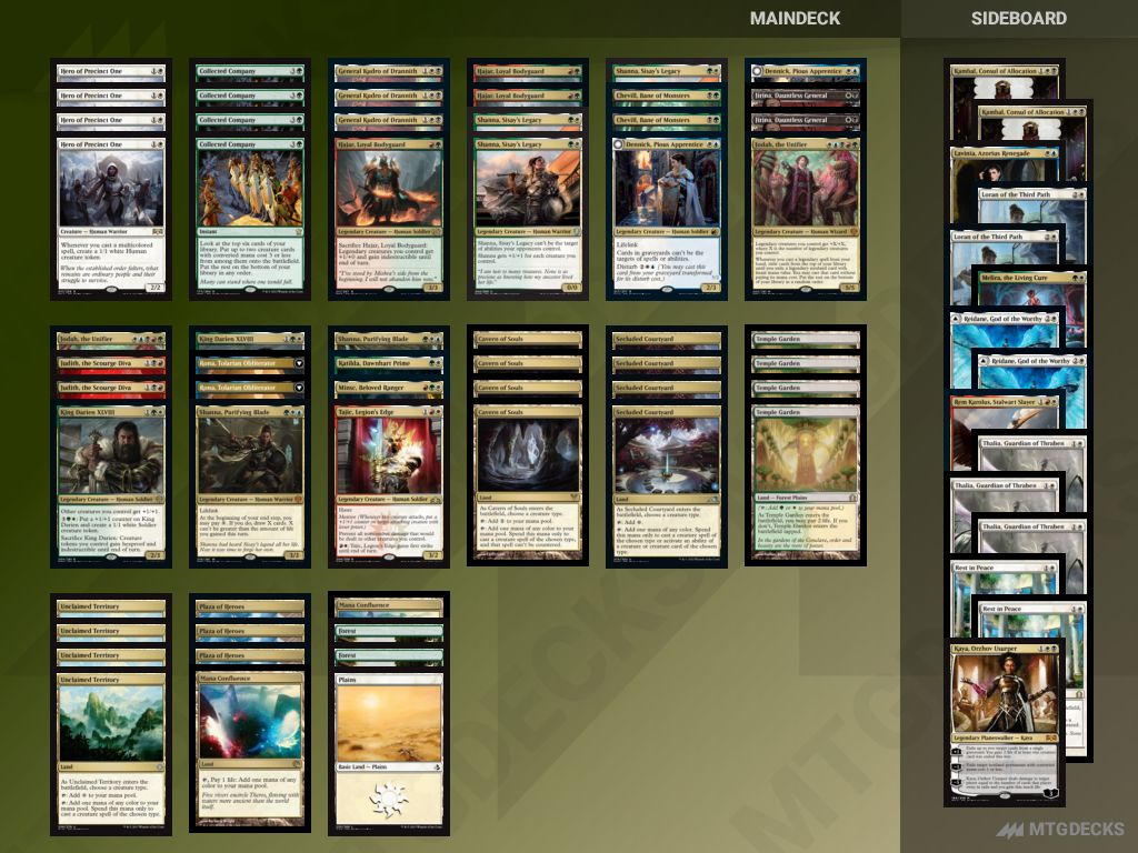 Arena Explorer 5C Humans Legendary deck by Santyaga • MTG DECKS