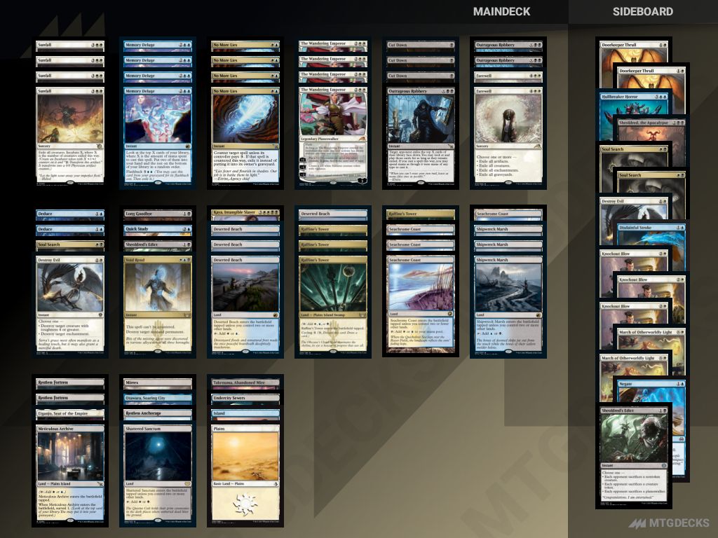 Arena Standard Esper Control deck by AliEldrazi • MTG DECKS