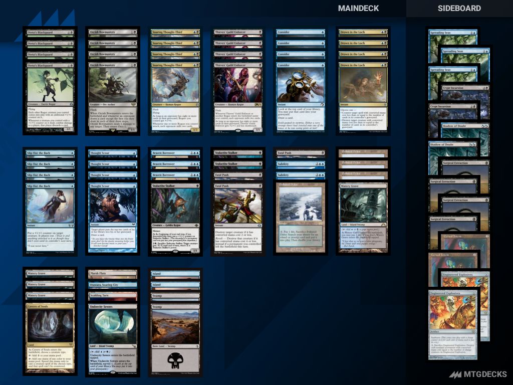 MTG Modern Dimir Rogues top decks • MTG DECKS