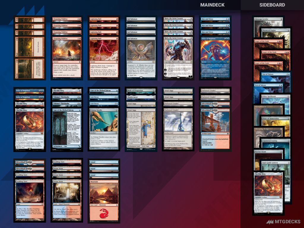 MTG Modern Izzet Rise and Shine top decks • MTG DECKS