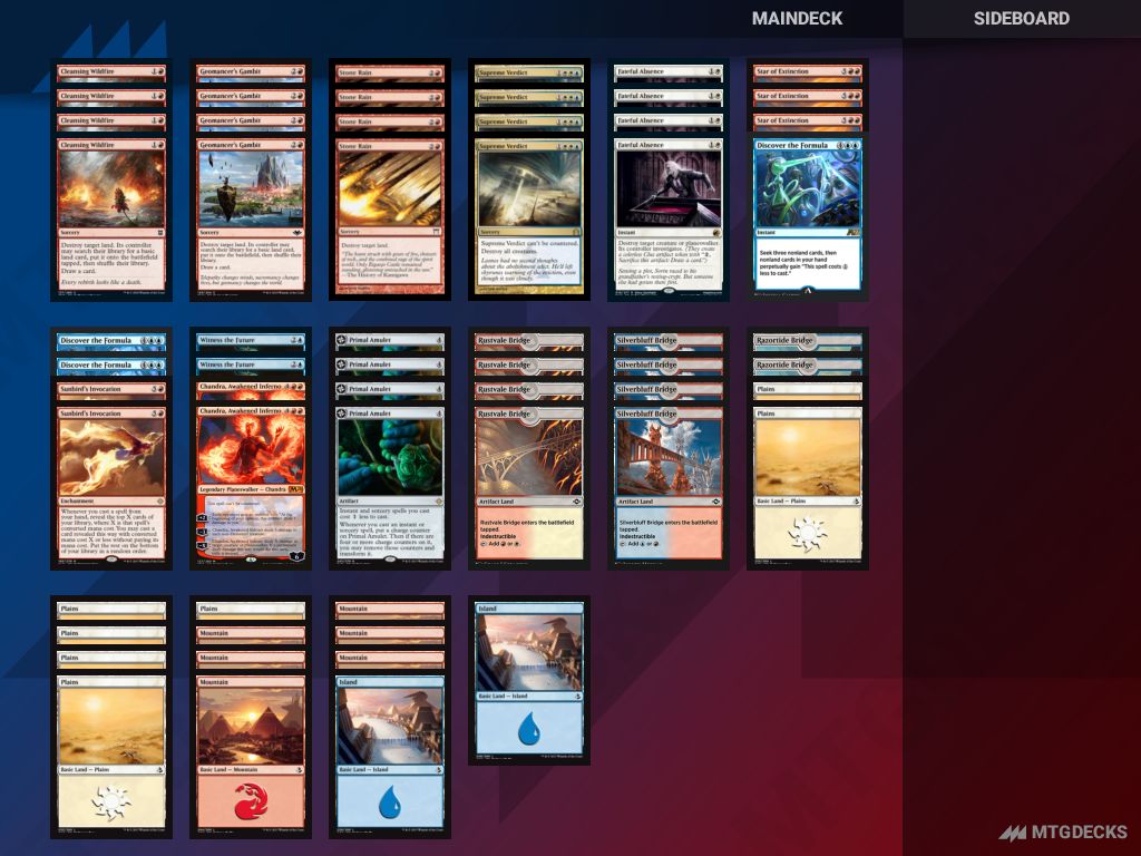 MTG Historic Jeskai Land Destruction top decks • MTG DECKS