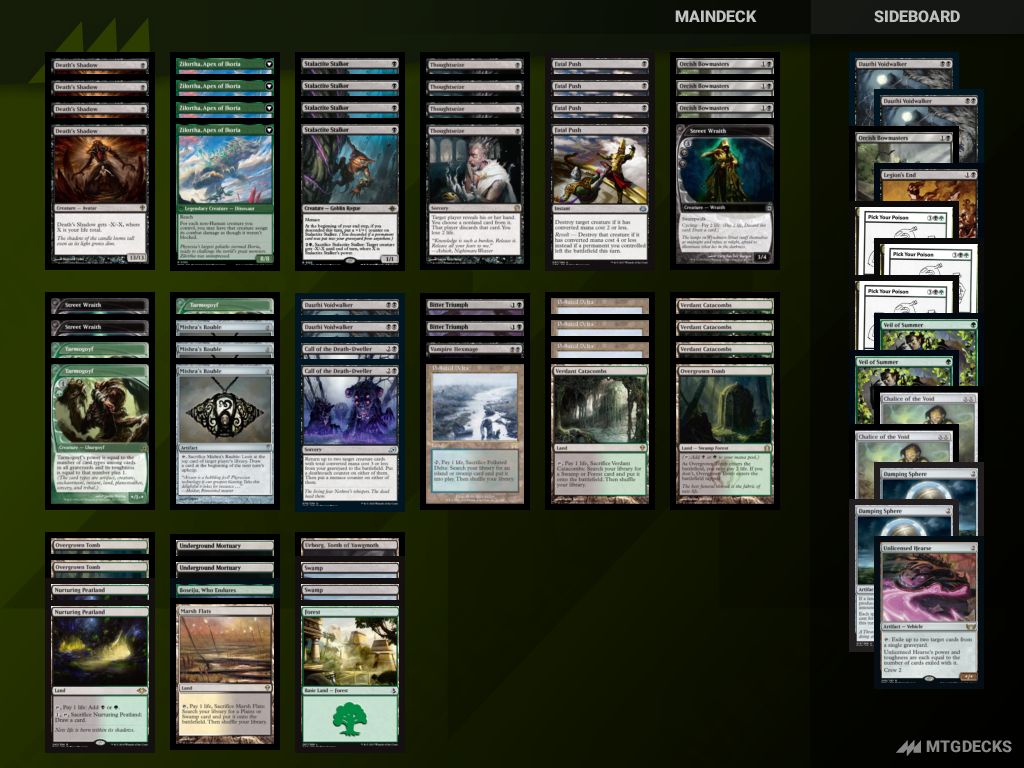 MTG Modern Golgari Death's Shadow top decks • MTG DECKS