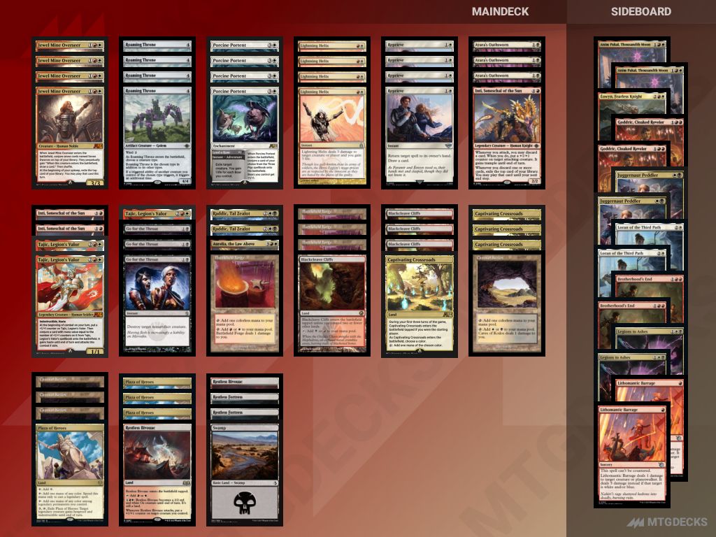 Arena Alchemy [A] Mardu Humans deck by Gary3k • MTG DECKS